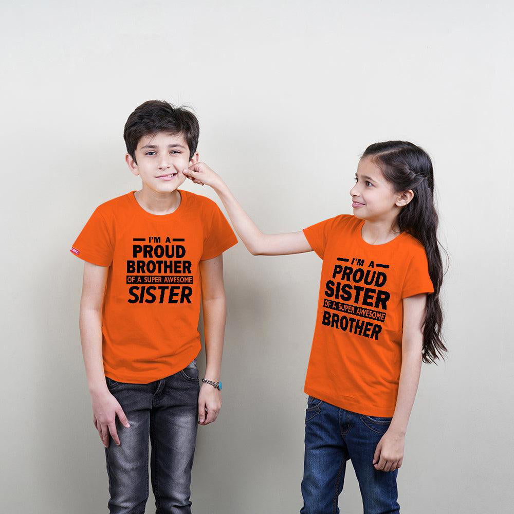 Proud Brother Sister TShirts Combo